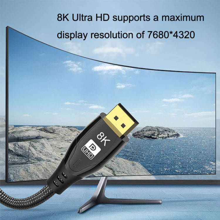 Cavo DP versione 1.4 Cavo per computer con display ad alta definizione 8K con interfaccia placcata in oro, 1m, 1.5m, 2m, 3m, 5m