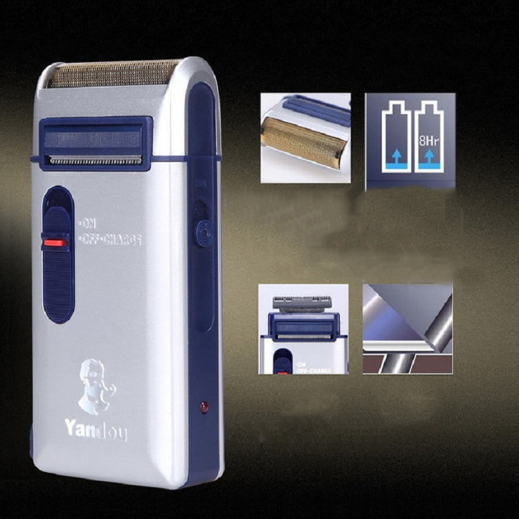 Yandou SC-W301U Rasoio da uomo elettrico ricaricabile alternativo con rifinitore per tempie