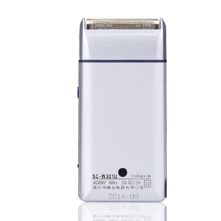 Yandou SC-W301U Rasoio da uomo elettrico ricaricabile alternativo con rifinitore per tempie