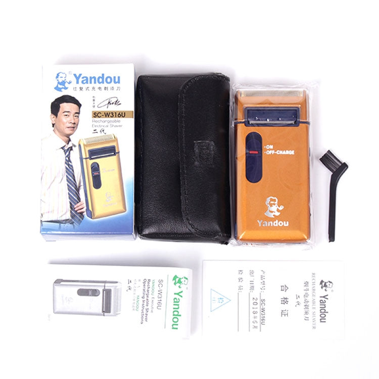 Rasoio elettrico Yandou SC-W316U Rasoio ricaricabile con basette Spina CN