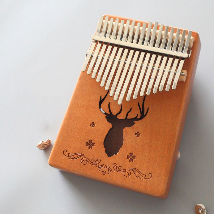 Pianoforte portatile Kalimba a 17 toni, Mahogany-Classic Deer, Bamboo-Classic Deer, Mahogany-Sun God, Mahogany-Six-Pointed Star, Mahogany-Blue (Classic Deer), Spruce-Classic Deer, White-Classic Deer, Acacia-Classic Deer, Sapele-Classic Deer