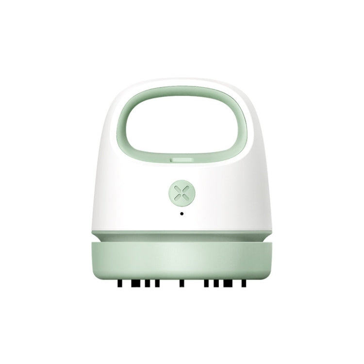 C502 Aspirapolvere per pulizia tastiera desktop da ufficio Mini aspirapolvere portatile per auto con ricarica USB, Powder, Gray, Blue, Green