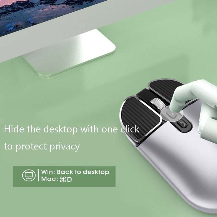 M203 2.4Ghz 5 Pulsanti 1600DPI Mouse ottico wireless Computer Notebook Office Home Mouse silenzioso, 2.4G, 2.4G+Bluetooth