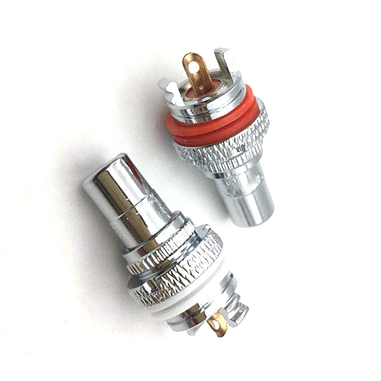 4 PC CMC Rame RCA Femmina Amplificatore di potenza audio Terminale presa audio AV Lotus, Sand Gold Plated, Copper Plated, Rhodium Plated