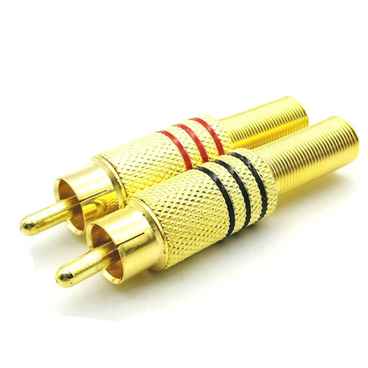 Spina audio e video AV RCA Lotus Head da 30 pezzi Spina Plum Blossom Testa RCA Lotus Head, 30pcs