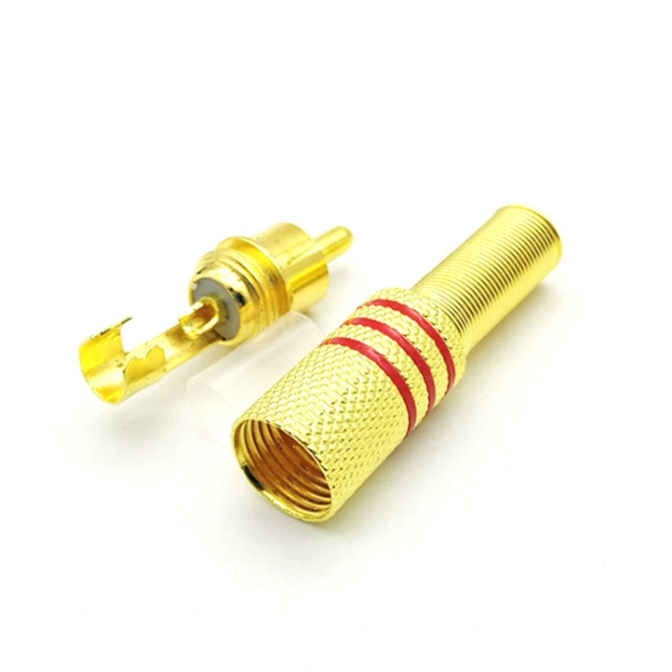 Spina audio e video AV RCA Lotus Head da 30 pezzi Spina Plum Blossom Testa RCA Lotus Head, 30pcs