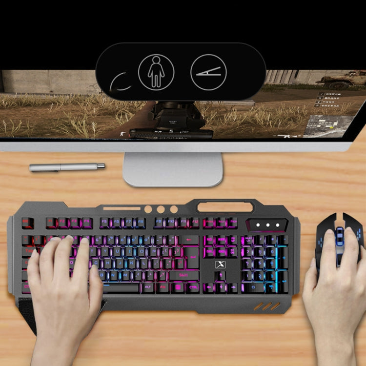Set tastiera e mouse wireless da gioco ricaricabili K680 RGB