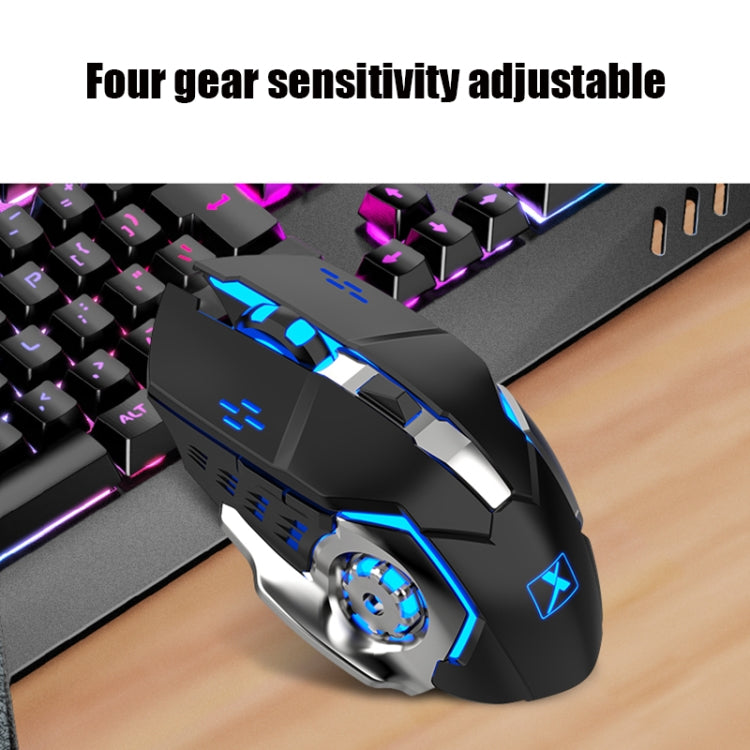 Set tastiera e mouse wireless da gioco ricaricabili K680 RGB