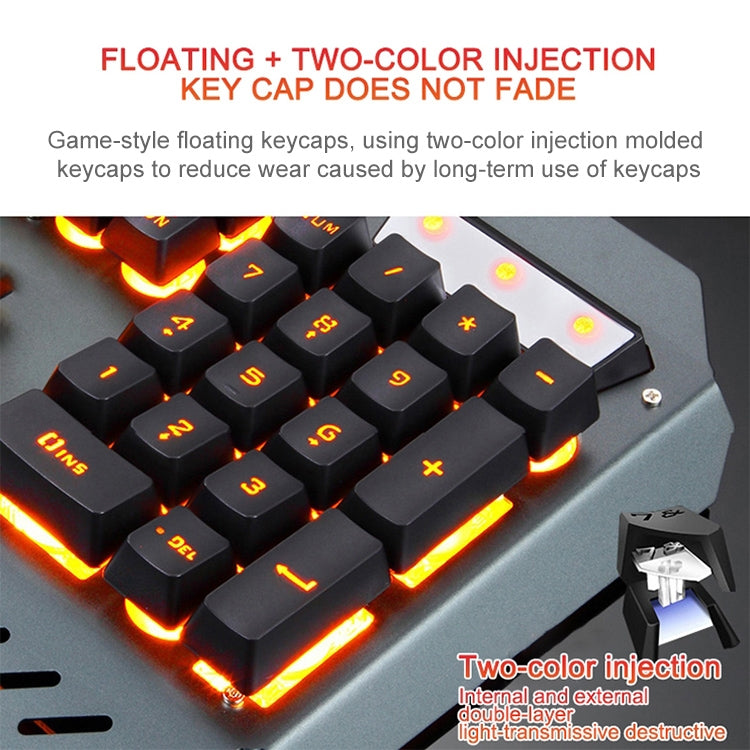 Set tastiera e mouse manipolatore di giochi Internet Cafe 618, lunghezza cavo: 1,6 m, Black, Silver White