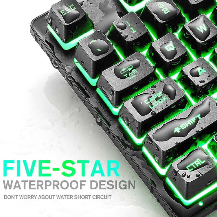 ZIYOULANG K16 Tastiera manipolatore per notebook da gioco colorata a 87 tasti, lunghezza cavo: 1,5 m, K16