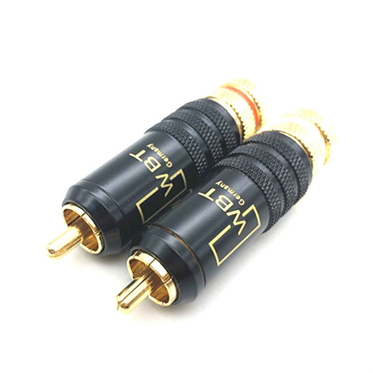 3 pz. WBT-0144 Spina RCA Lotus Spina audio e video AV