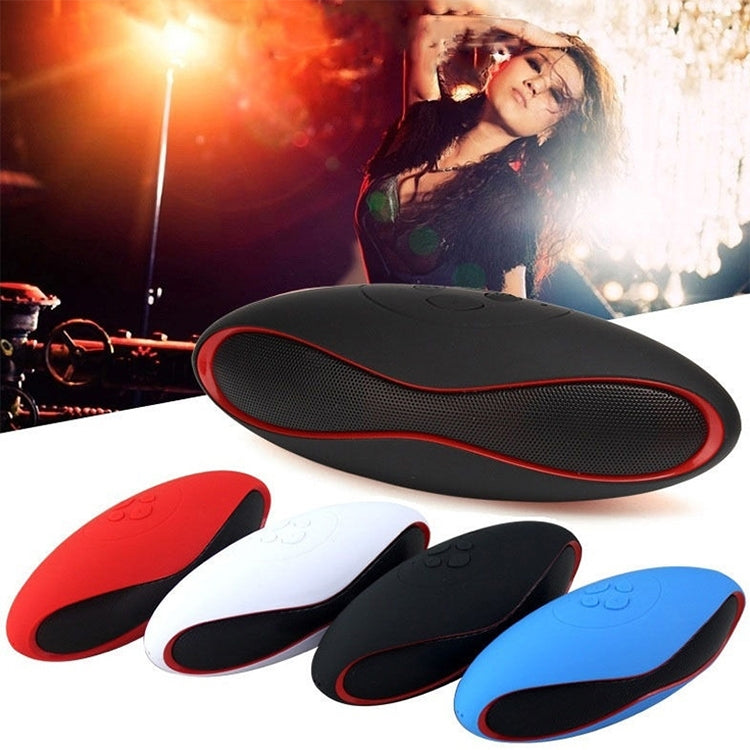 Altoparlante Bluetooth stereo 3D a forma di mini rugby con slot per schede TF (blu)