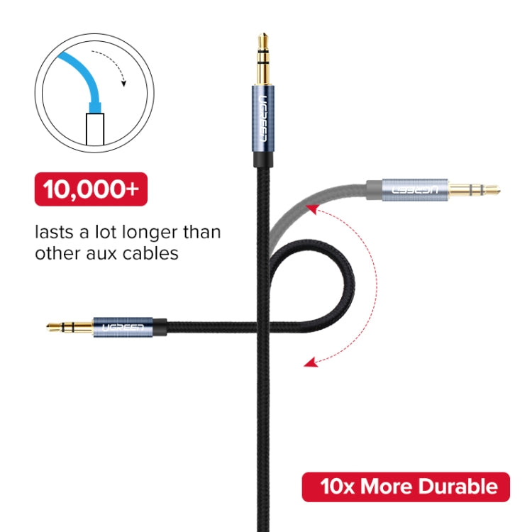 Cavo audio Ugreen AV112 Cavo ausiliario per linea altoparlanti da 3,5 mm, 0.5m, 1m, 1.5m, 2m, 3m, 5m