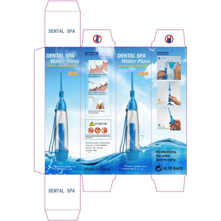 Detergente per denti SPA Flosser per igiene orale dentale Irrigatore a getto d'acqua