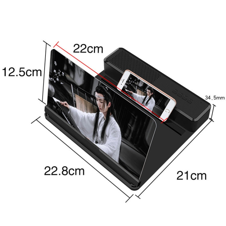 Lente d'ingrandimento per schermo del telefono cellulare 3D da 21x 12 pollici