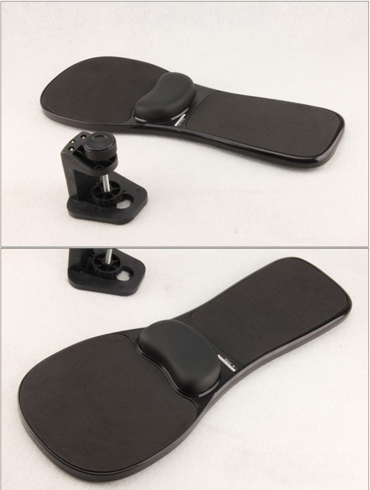 Rotazione Computer Desktop Laptop Vassoio per mouse Gomitiera Supporto per poggiapolsi Supporto per installazione su scrivania e sedia