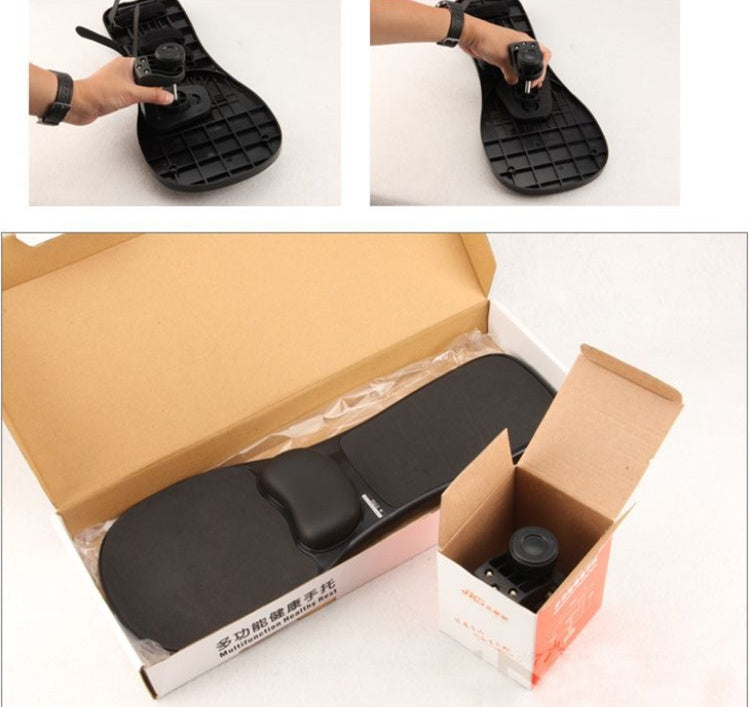 Rotazione Computer Desktop Laptop Vassoio per mouse Gomitiera Supporto per poggiapolsi Supporto per installazione su scrivania e sedia