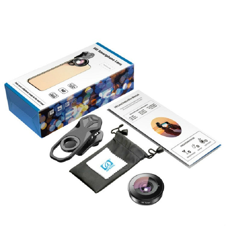 APEXEL APL-HB170 Obiettivo universale esterno per telefono cellulare esterno professionale HD ultra grandangolare da 170 gradi, 170 Degrees Ultra Wide Angle