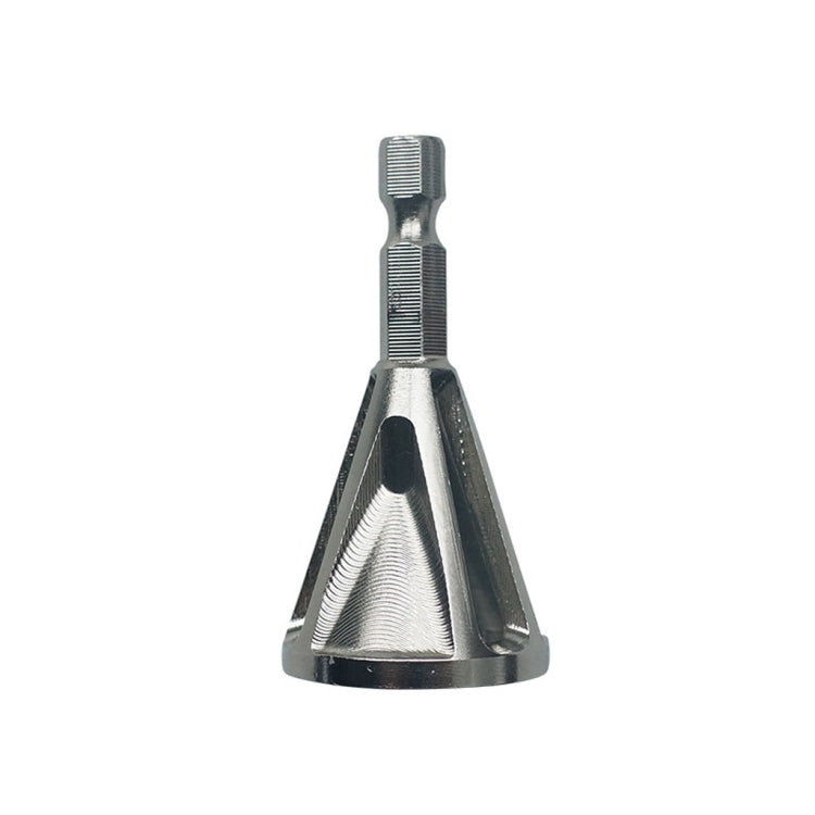 Strumento per smusso esterno per sbavatura in acciaio inossidabile Punta da trapano per durezza ad alta resistenza Rimuovi la sbavatura Smusso scanalato esagonale, Hexagonal grooved chamfer