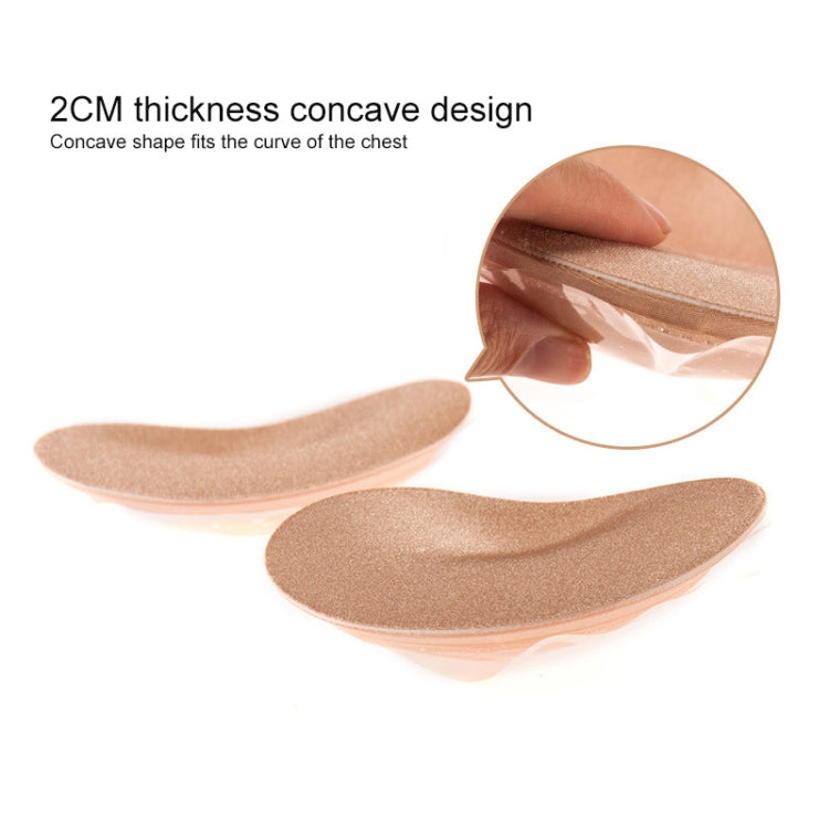 5 pezzi di adesivi per copricapezzoli in silicone per donne, inserti patch per reggiseno in spugna