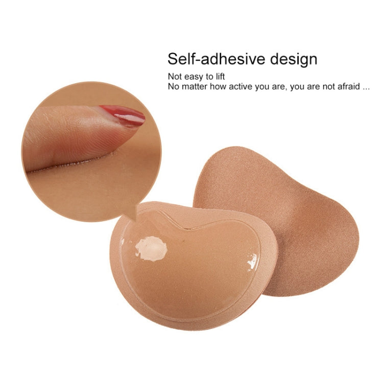 5 pezzi di adesivi per copricapezzoli in silicone per donne, inserti patch per reggiseno in spugna