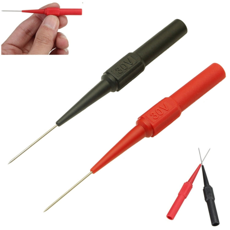 Penna per test multimetro Sonda per test Sonda a punta lunga e sottile Pin per jack a banana Strumento per accessori per riparazione auto automatica, 30V