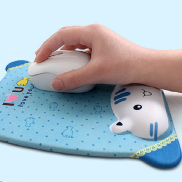 Tappetino per mouse con cinturino in silicone per cartoni animati