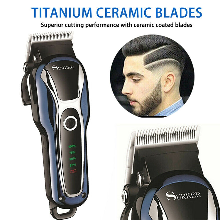 Tagliacapelli elettrico plug-in a doppio uso Surker SK-803 ad alta potenza