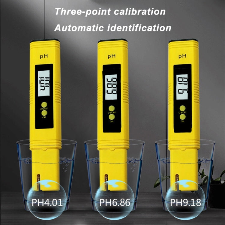 Penna per test PH portatile ad alta precisione Misuratore di acidità PH Strumento per il rilevamento della qualità dell'acqua PH