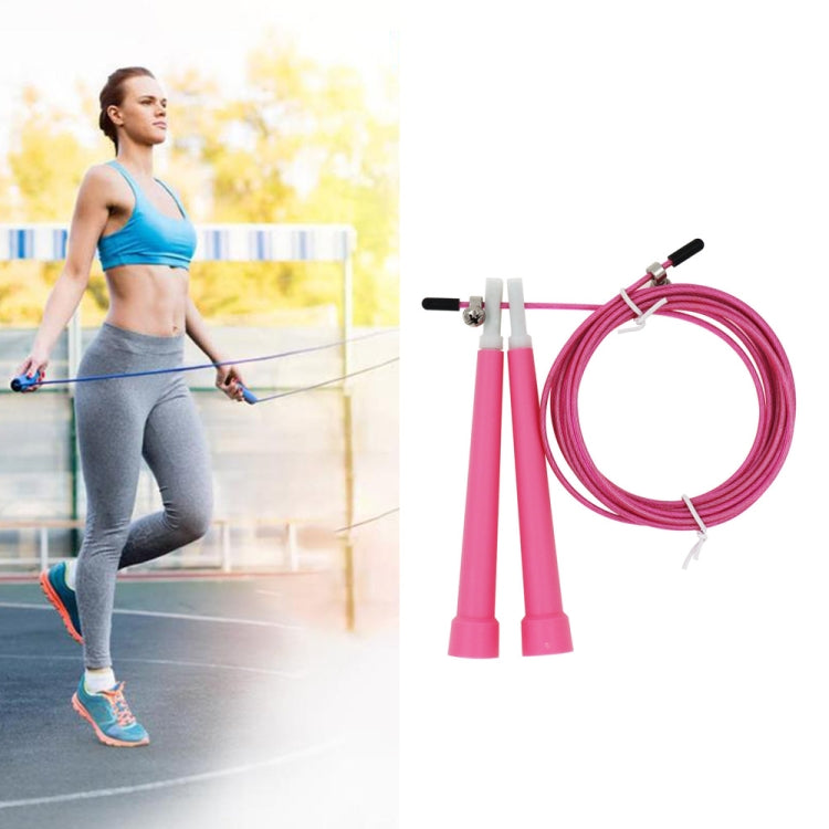 Corda per saltare fitness regolabile per saltare in filo d'acciaio, lunghezza: 3 m, Steel Wire Jump Rope (Megenta), Steel Wire Jump Rope (Black), Steel Wire Jump Rope (Blue), Steel Wire Jump Rope (Grey), Steel Wire Jump Rope (Green)