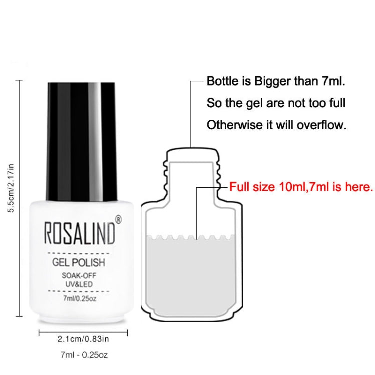 ROSALIND Set Smalto Semipermanente Primer UV Semipermanente Top Coat Poly Gel Smalto Nail Art Gel per manicure, Capacità: 7 ml, 2pcs 01, 2pcs 35, 2pcs 36, 2pcs 40, 2pcs 41, 2pcs 42, 02, 03, 04, 07, 10, 12, 2451, 2452, 2453, 2454, 2455, 2456, 2457, 2458...