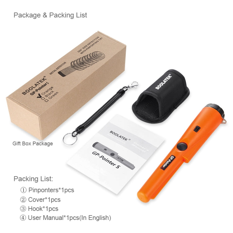 Metal Detector Gold DetectorPointer Individuazione, GP-Pointer S Orange, GP-Pointer S Black, GP-Pointer S Green