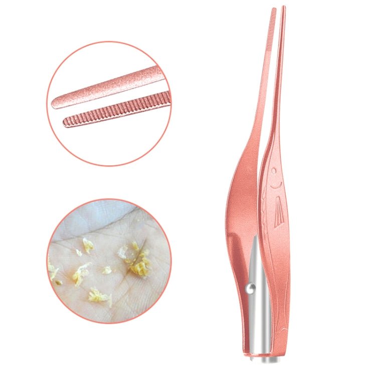 3 pinzette per utensili a cucchiaio con luce visibile