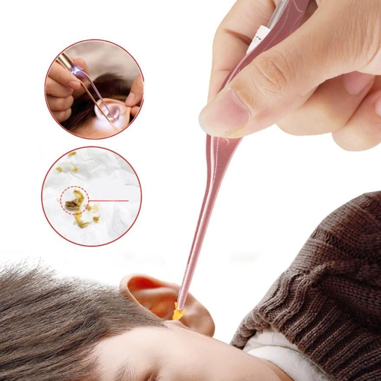 3 pinzette per utensili a cucchiaio con luce visibile