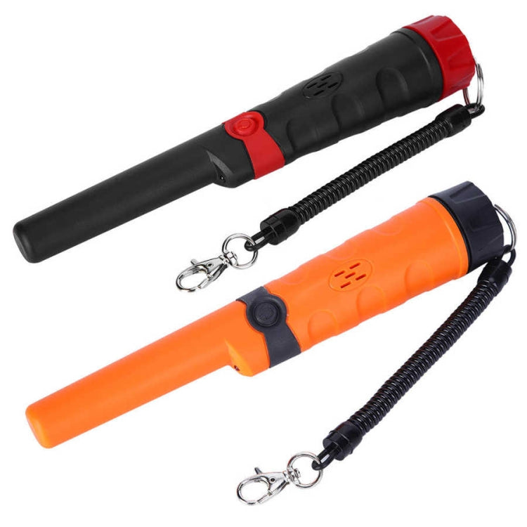 MD970 Rilevatore di metalli con sensibilità regolabile con asta di posizionamento in metallo ad alta sensibilità impermeabile, Positioning Rod (Black), Positioning Rod (Orange)
