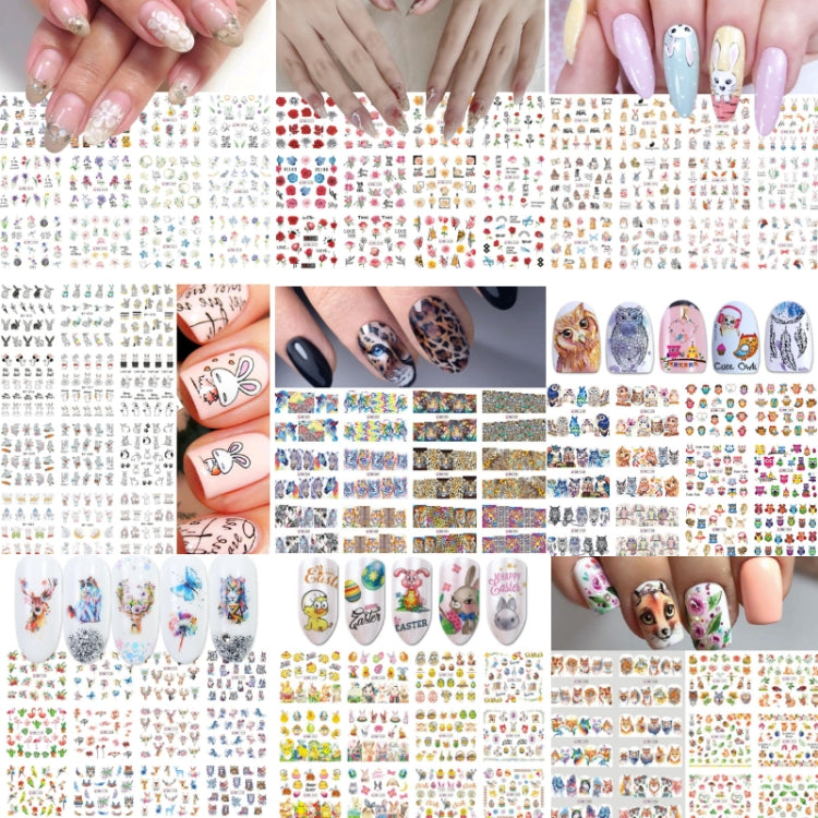5pcs adesivi per nail art piccoli adesivi acchiappasogni freschi