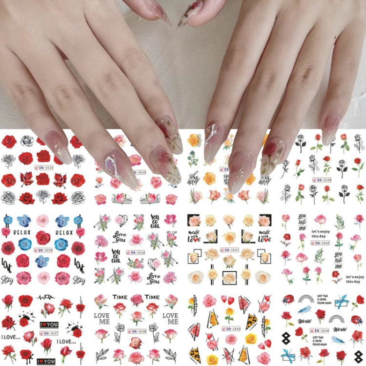5pcs adesivi per nail art piccoli adesivi acchiappasogni freschi