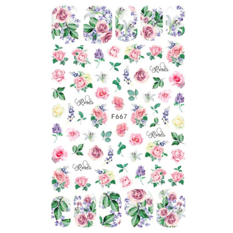 Autoadesivo di arte del chiodo di retro colore della rosa della farfalla adesiva 10pcs 3D