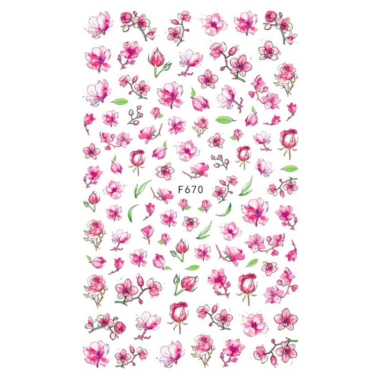 Autoadesivo di arte del chiodo di retro colore della rosa della farfalla adesiva 10pcs 3D
