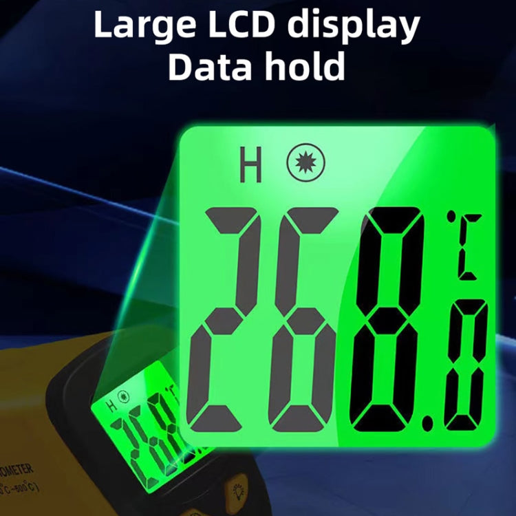 Termometro a infrarossi portatile senza contatto BSIDE H1 da 550 gradi Celsius, H1