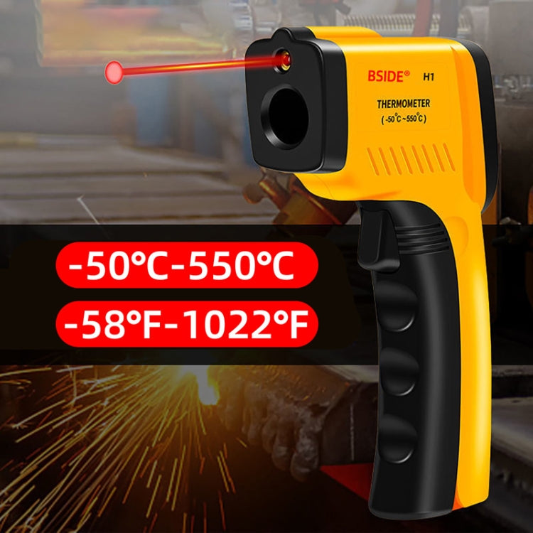 Termometro a infrarossi portatile senza contatto BSIDE H1 da 550 gradi Celsius, H1