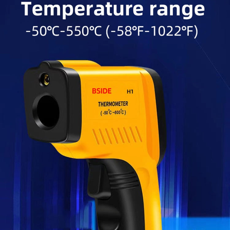 Termometro a infrarossi portatile senza contatto BSIDE H1 da 550 gradi Celsius, H1