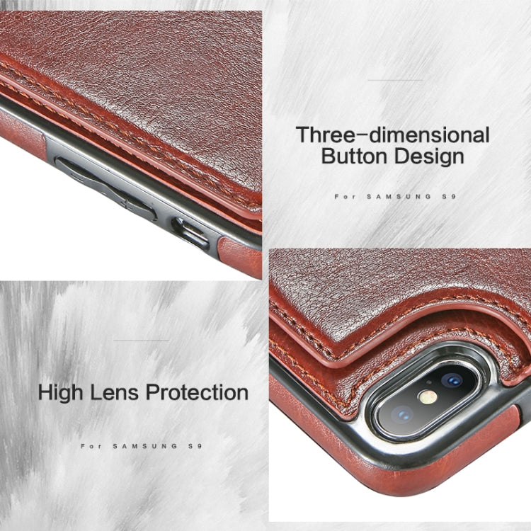 Per iPhone XR Custodia in pelle PU retrò con porta carte multi custodia per telefono, For iPhone XR