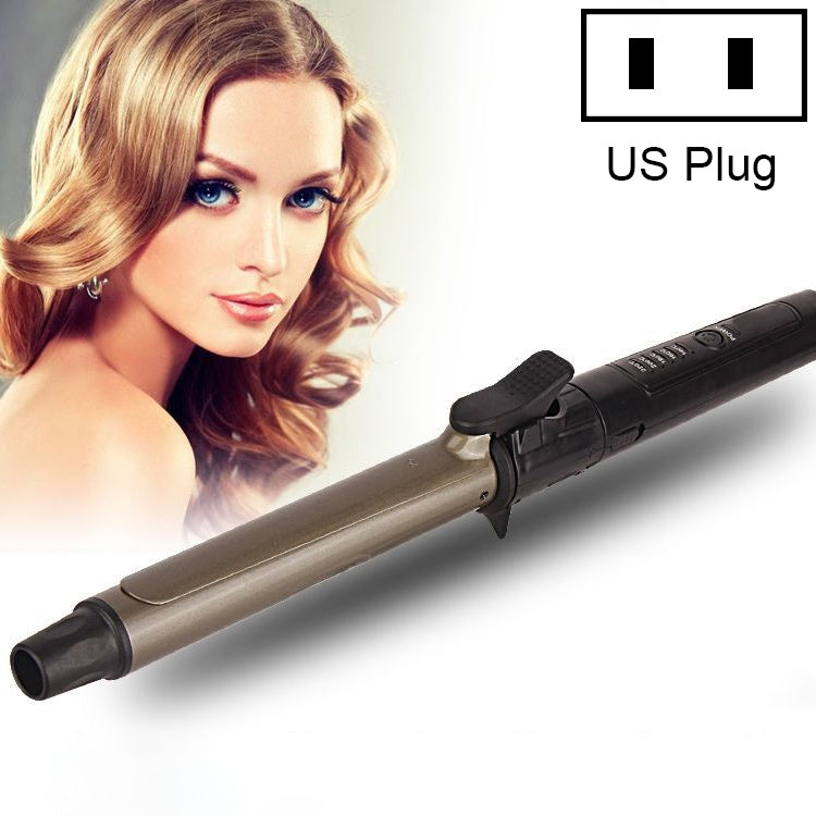 Bigodino per capelli in nano titanio con display digitale della temperatura a LED, 19mm, 22mm, 25mm, 28mm, 32mm
