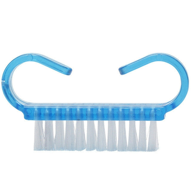 10 pennelli per pulizia strumenti per la cura delle unghie, manicure e pedicure, rimuovi la polvere, pennelli puliti ad angolo piccolo