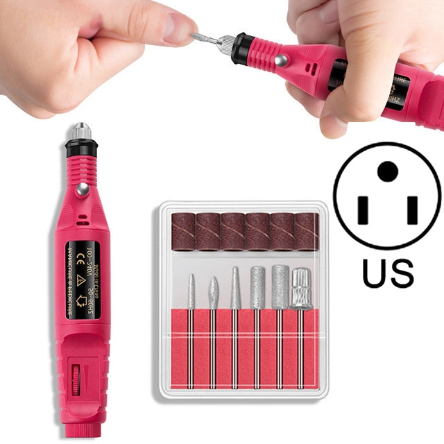 Kit per unghie elettrico Punte per unghie Macchina per manicure Penna elettrica per nail art