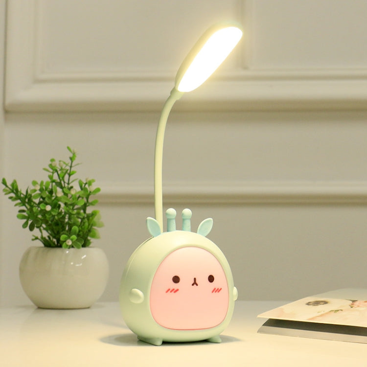 YW2021 Lampada da scrivania pieghevole per protezione degli occhi a LED carina cartone animato Lampada da scrivania pieghevole per camera da letto dormitorio studentesco, Green Lamb, Pink Lamb, Brown Lamb, Blue Fawn, Pink Fawn, Brown Fawn, Green Fawn