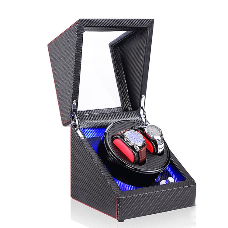 Scatola di avvolgimento del motore rotante dell'orologio meccanico automatico dell'agitatore dell'orologio, spina USA / UE / Regno Unito, Pure Carbon Fiber Pattern, Black & White, All Black, Ebony White, Ebony, Ebony Camel Flannel, Black Camel Flannel