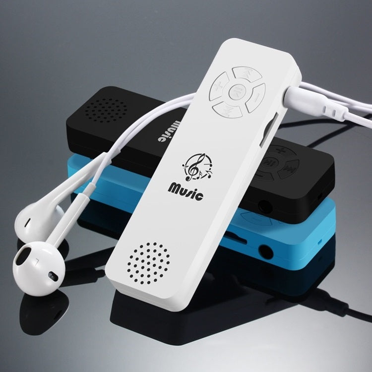 5 PC ZH-649 Sports Running Music Player MP3, supporto TF Card, White, Blue, Black
