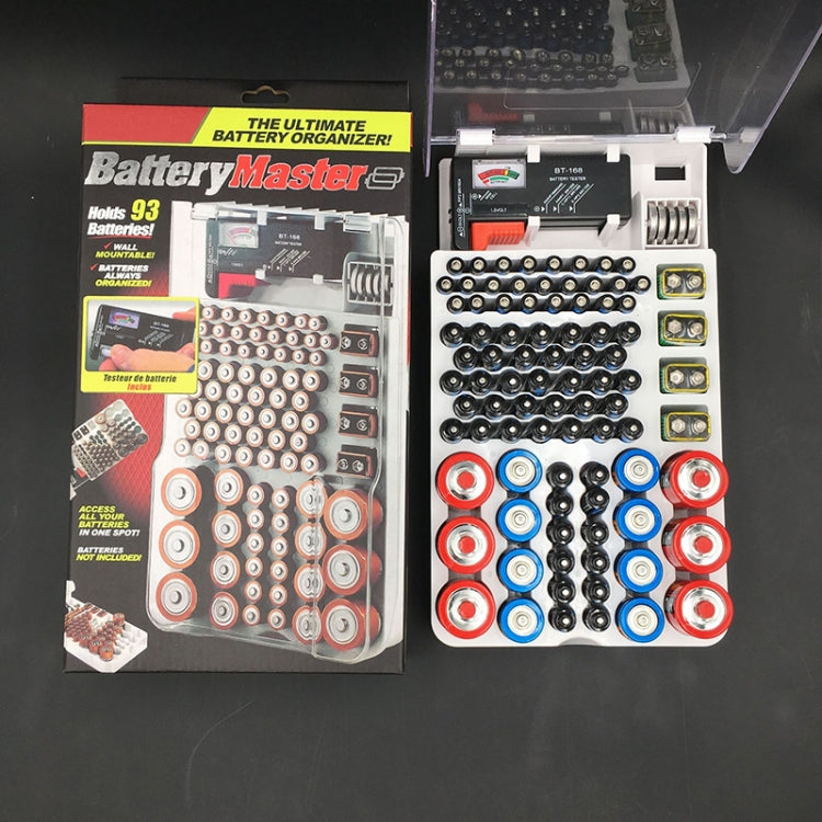 JK-19070823 Scatola di immagazzinaggio della batteria con tester della capacità della batteria